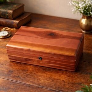 Lane Cedar Jewelry Box Vintage Keepsake Wood Chest Swallen’s Cincinnati